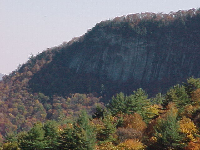 Mountain backdrop in NC