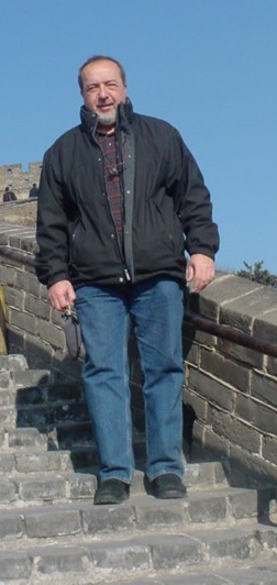 M. Aral on the Wall of China, 2004
